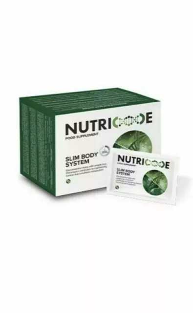 10 DAYS SLIM BODY SYSTEM Nutricode 30 Sachets Food Supplement FREE SHIPPING