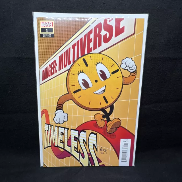 Marvel Comics Timeless (2022) #1 Todd Nauck Miss Minutes Variant Cover NM