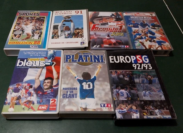 LOT DE CASSETTES vidéo VHS EUR 25,00 - FR