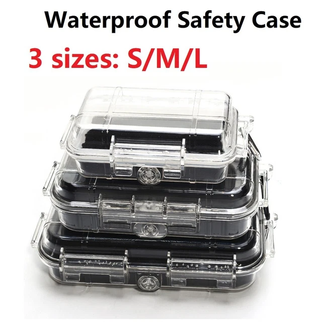 Estuche de seguridad duradero herramientas de almacenamiento impermeables 170/240/300 g caja equipo