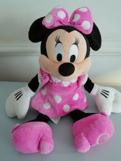 Disney Store - Minnie Mouse Plush (20") Toy Bear Stamped