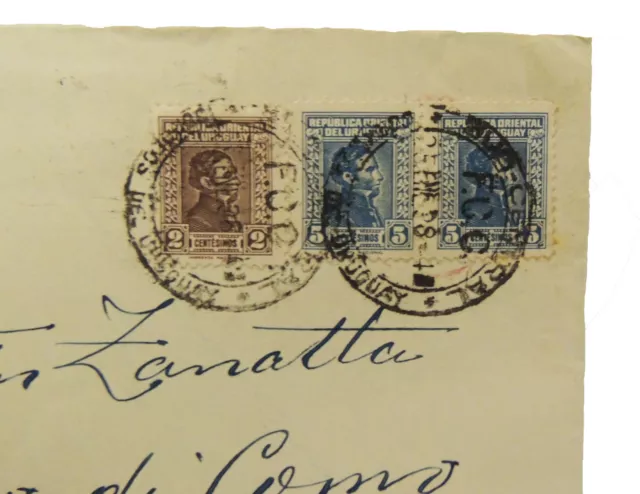 Vecchia lettera - Old letter - Uruguay Italia - Rare 3