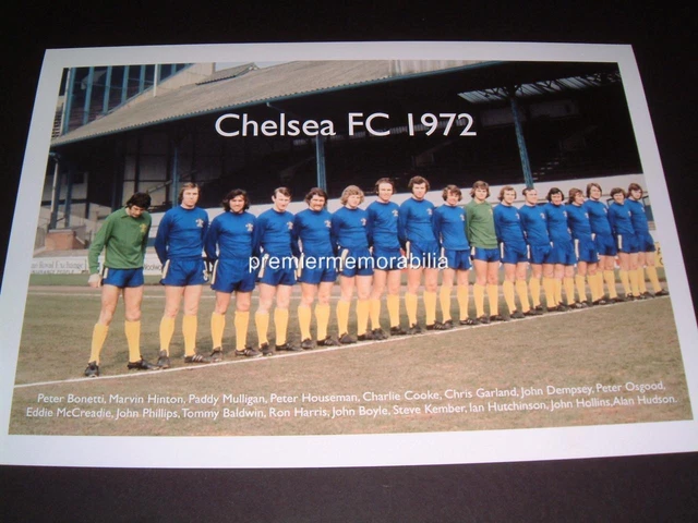 Ron Harris & Peter Bonetti Dual Signed Photo - Chelsea Legends Montage - View #8