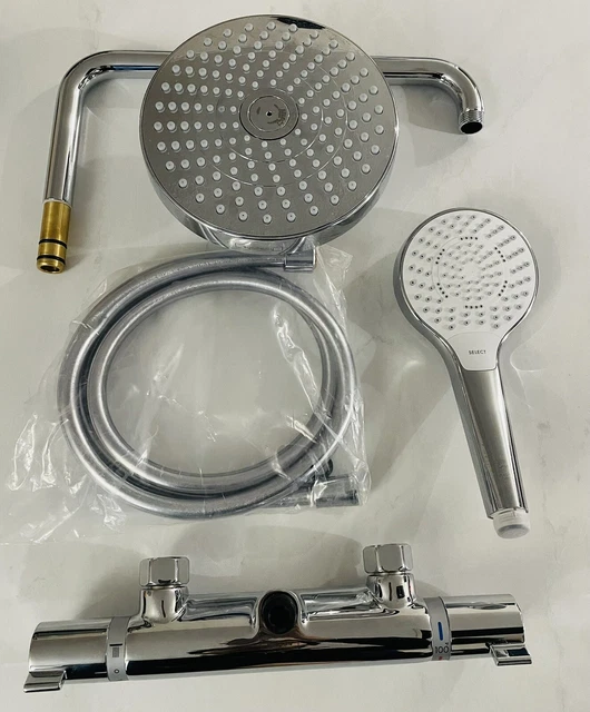 HANSGROHE CHROMA RETROFIT Shower System Showerpipe Shower Set Chrome