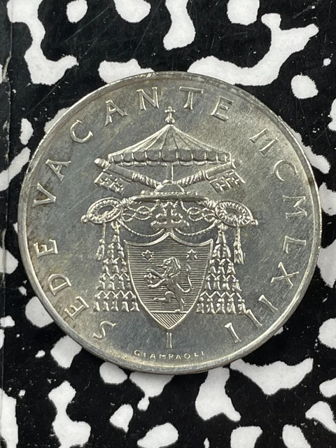 1963 Vatican City 500 Lire Lot#M2556 Silver! High Grade! Beautiful! 1963 Vatican City 500 Lire Lot#M2556 Silver! High Grade! Beautiful!