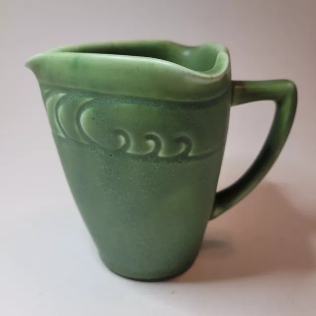 Antique Rookwood Art Pottery Pitcher Arts & Crafts 3 Sided Green 1905 259E