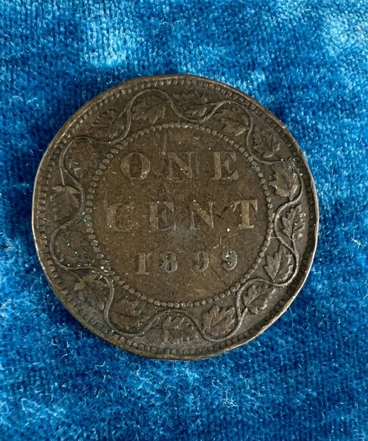 1899 canada large one cent penny coin queen victoria 6 91 picclick ca