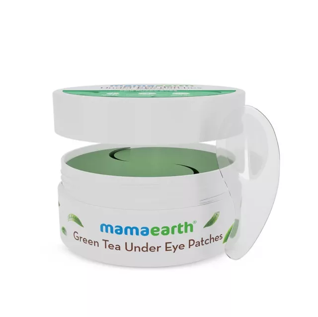 Parche de gel para ojos de té verde para ojeras, hidrata los ojos y reduce...