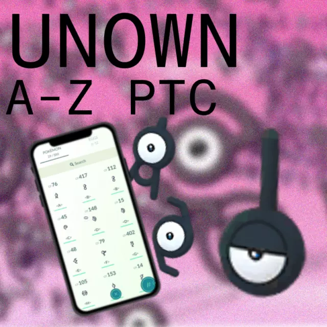 Pokemon Go Trading Unown Rare letter ( Q ) read description below