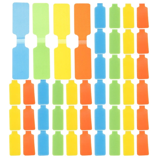50pcs Wire Markers Cord Identification Tags Cord Labels For Electronics