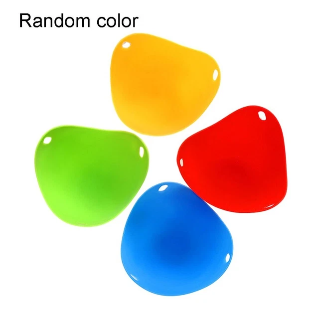 Stampo in silicone per uova in scatola perfettamente cotte e facili da sciogliere confezione da 4