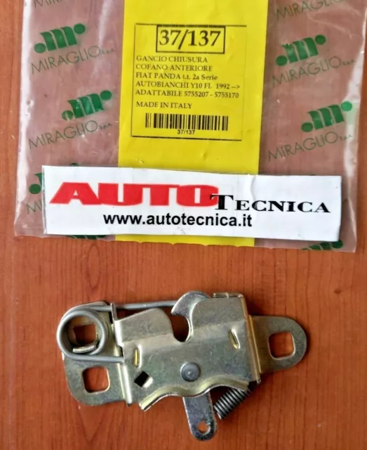 Serratura Chiusura Cofano 37/137 Lancia Autobianchi Y10 Fiat Panda 4X4 5755170