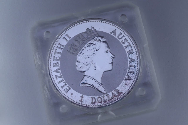 中古】 外国コイン メイプルリーフ 1オンス 5ドル カナダ 銀貨