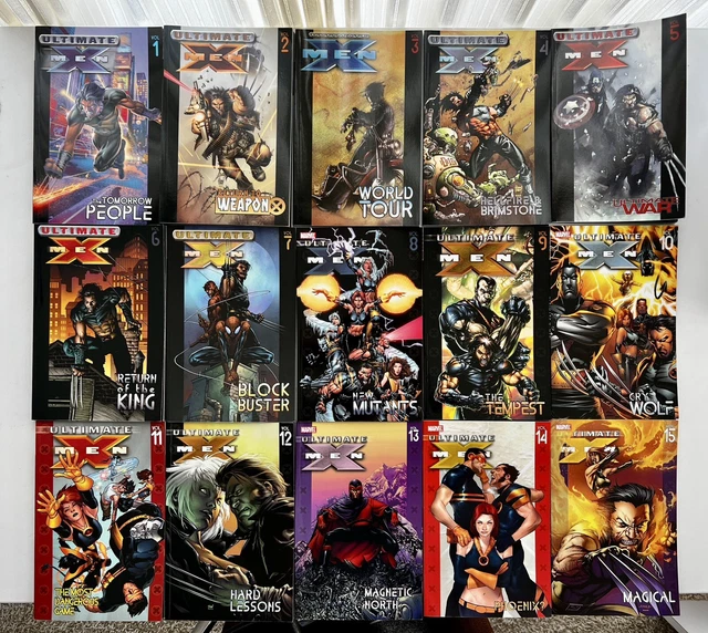 Ultimate X-Men TPB Lot of 15 - Vol 1-15 NOS Millar Kirkman Ribic Marvel Comics
