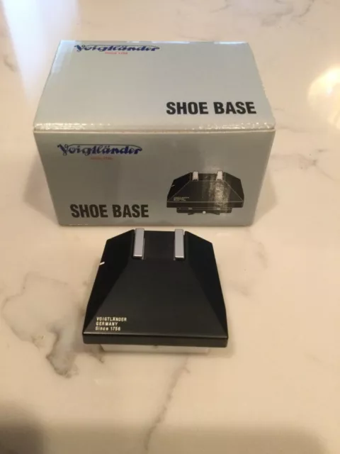 Voigtlander Nikon F/F2 Black Viewfinder Shoe Base New in the Box Rare with Cap