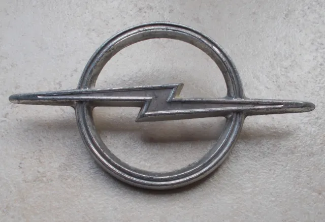 Ancien insigne emblème OPEL mascotte plaque badge voiture auto Allemagne 1960s