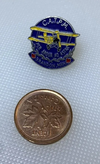 C.A.T.P.M. Brandon Man. Commonwealth Air Training Plan Museum Lapel / Hat Pin