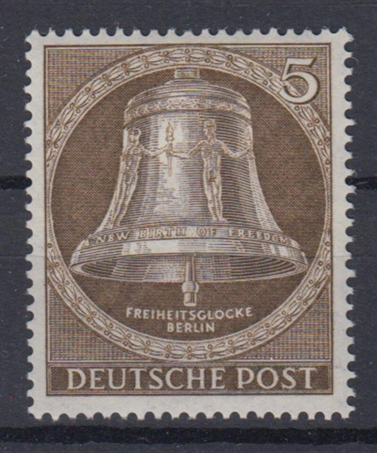 Berlin 101 Einweihung Freiheitsglocke Schöneberger Rathaus 5 Pf postfrisch