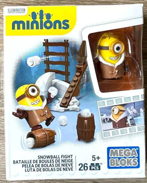 Mega Blocks Minions Snowball Fight Figur NEU OVP