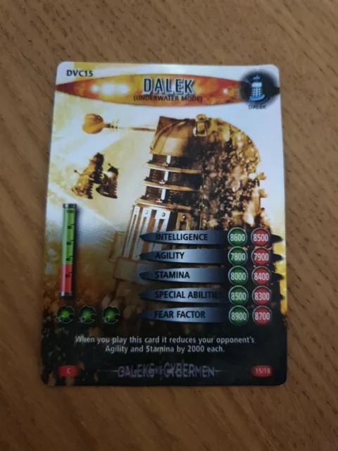 Doctor Who Battles In Time Card (Daleks V's Cybermen) no 15/18 (2007)