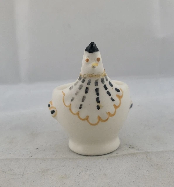 Antique Vintage Ceramic Porcelain Chicken Shaped Egg Holder S Holm Denmark