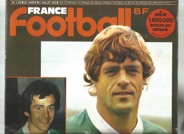 FRANCE FOOTBALL OFFICIEL FFF N°1699 17 JANVIER 1979 PLATINI