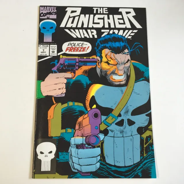 The Punisher War Zone #7 Marvel Comics VF/NM 1992 Romita Jr
