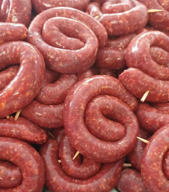 Bratwurstschnecken vom Rind Rindsbratwurst Rindfleisch  € 1,79/100g