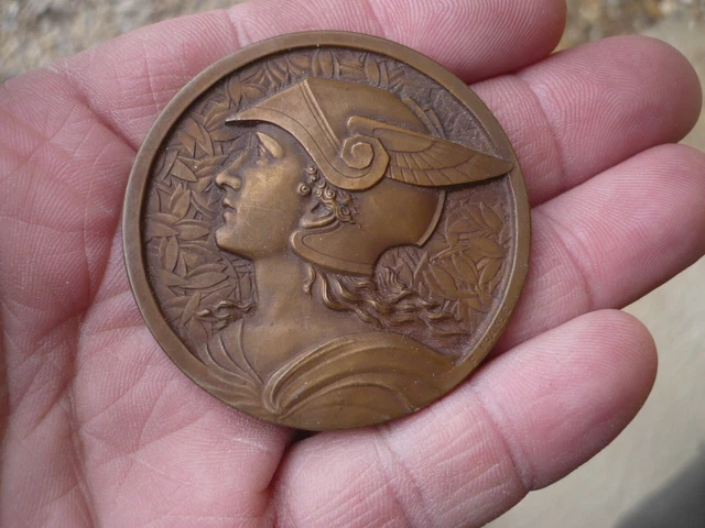 MEDAILLE BRONZE GEVELOT style Art Deco munitions SFM GEVELOT par Simon EUR 40,00 - FR