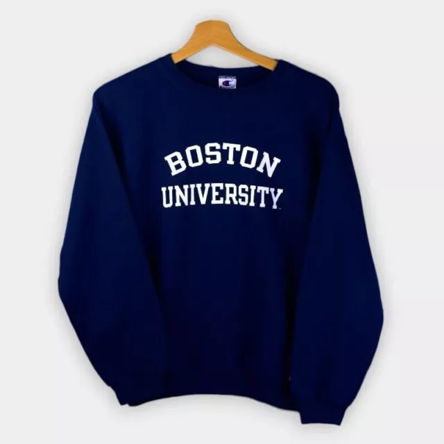 vintage Champion Boston University Sweatshirt Crewneck 90's Homme XS - S 2000's