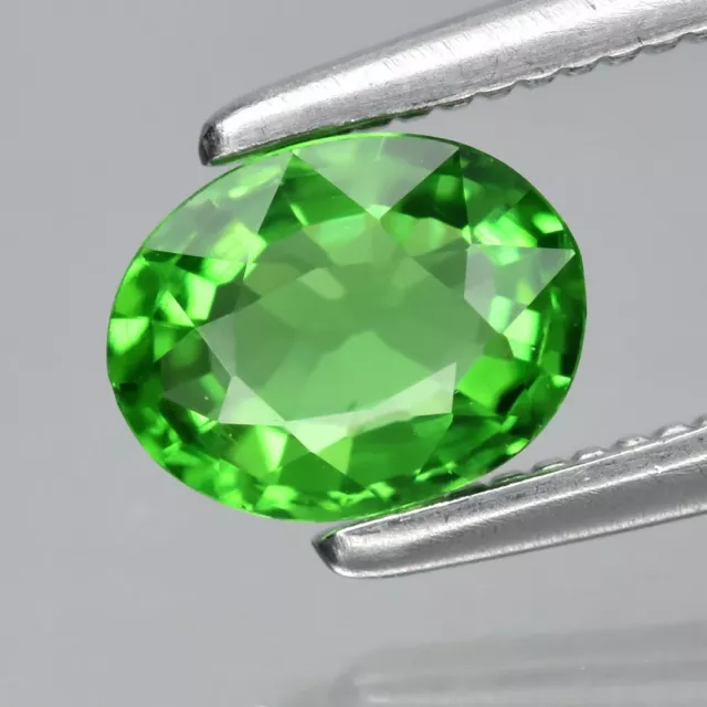 0.39ct VVS Oval Natural Vibrant Green Tsavorite Garnet Gemstone Tanzania