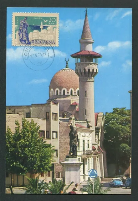 RUMÄNIEN MK 1970 CONSTANTA MOSQUEE MOSCHEE MOSQUE CARTE MAXIMUM CARD MC CM h0215