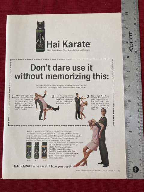 Hai Karate Cologne 1967 Ad - Great To Frame