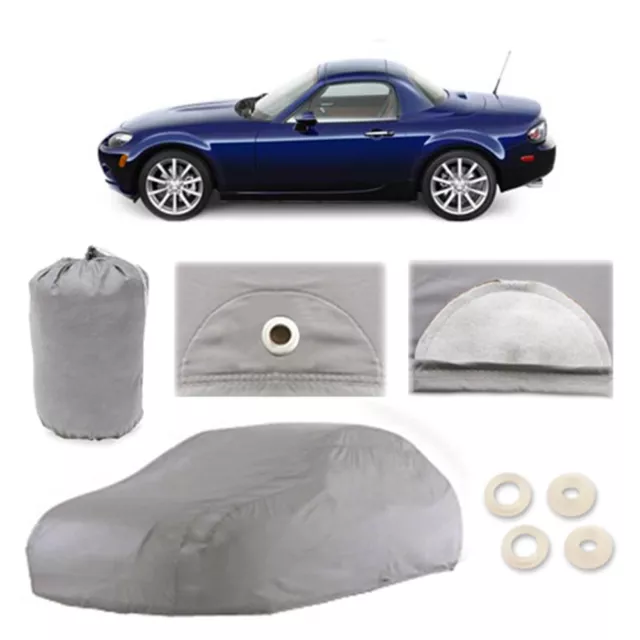 Mazda MX-5 Miata 5 Layer Car Cover Fitted Outdoor Water Proof Rain Snow Sun Dust