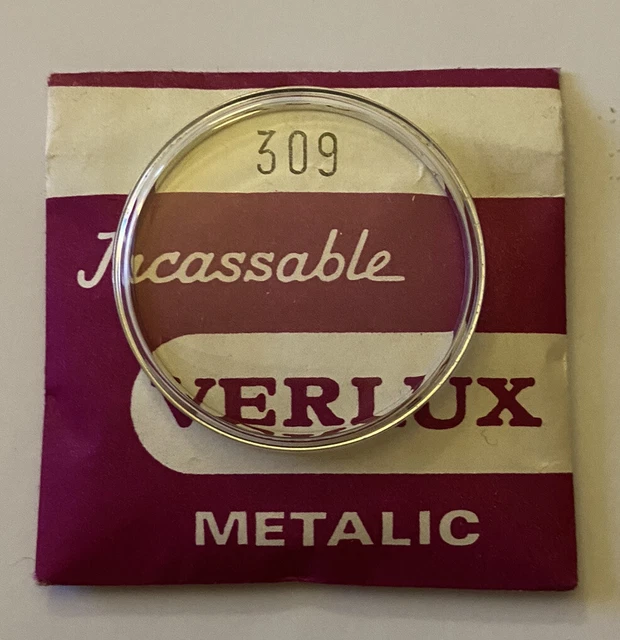 Neuf 1 Verre Verlux Aquatic ( Glass ) Plexi Montre De Plongee Nos @ 246