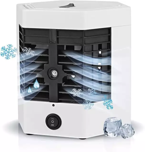 Portable Air Conditioner Personal Evaporative Air Cooler USB Fan Humidifier