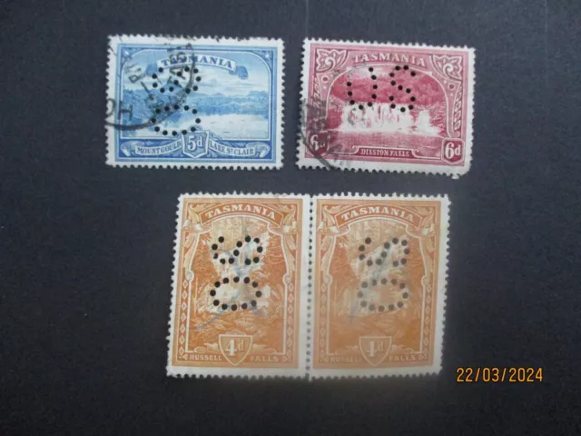 Australian State Stamps: Tasmania Used Variety - FREE POST! (T3937)