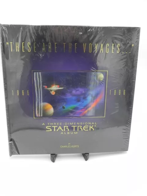 These Are the Voyages... 3 Dimensional Star Trek Album, Hardcover, New Free Ship