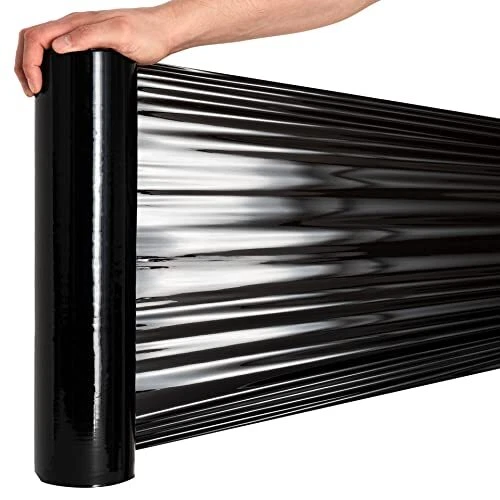 RAGO® Film etirable demenagement noir 300m 95 × 95 × 40 cm Film etirable Film...