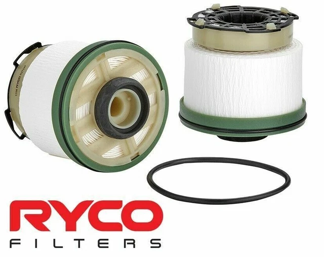 RYCO CARTRIDGE FUEL Filter For Ford Ranger Px P4At Turbo Diesel 2.2L I4 ...