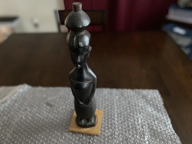 Ebony African Wood Carving