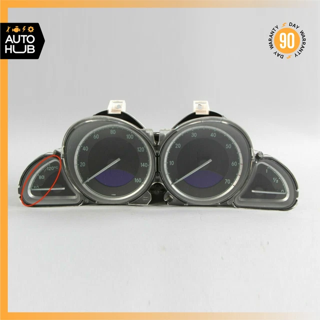 03-08 Mercedes R230 SL500 SL550 SL600 Instrument Cluster Speedometer OEM 180k