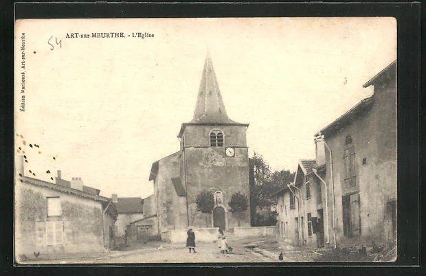 CPA Art-sur-Meurthe, the Church