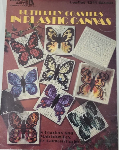 Montañas posavasadas mariposas de plástico lona y caja de almacenamiento folleto 1311