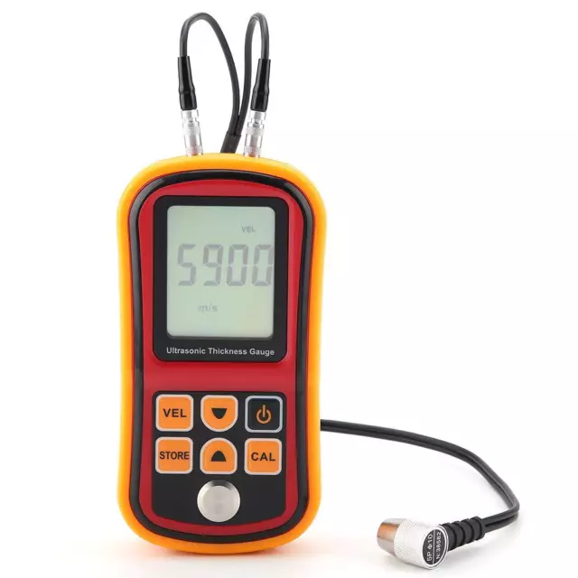 GM100 LCD Digital Ultrasonic Thickness Gauge Tester For Steel Width 1.2-220mm