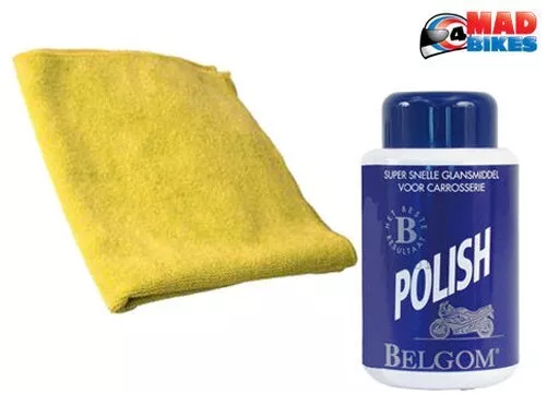 Belgom Premium Vernis pour Tout Peint Surfaces 250ml Et Micro Fibre Tissu