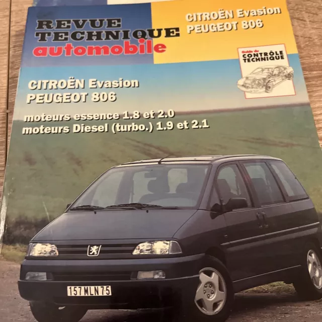 Revue Technique CITROEN EVASION PEUGEOT 806 FIAT ULYSSE LANCIA ZETA 2.0i X SX PR