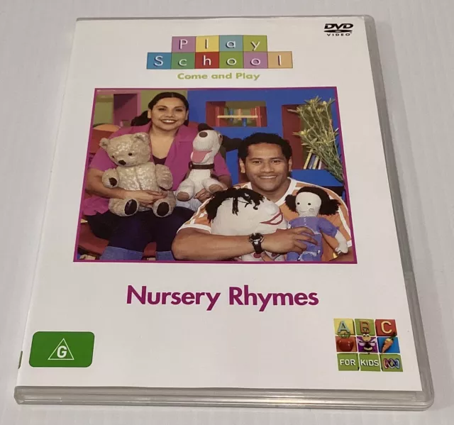 Play School Come And Play Nursery Rhymes DVD Region 4 ABC For Kids slim case