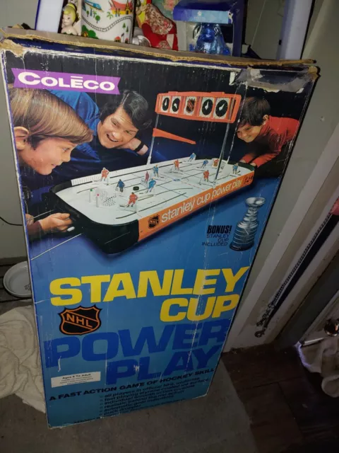 Stanley Cup Toy NHL Table Hockey Game Coleco Power Play 1971-72
