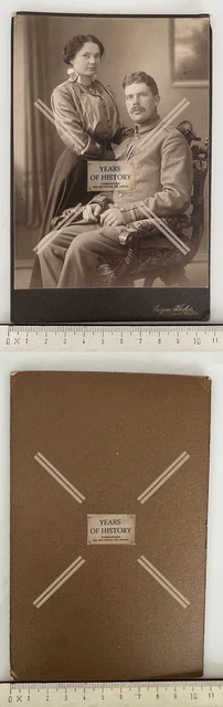 CDV CAB Foto Portrait Soldat Fischer Konitz